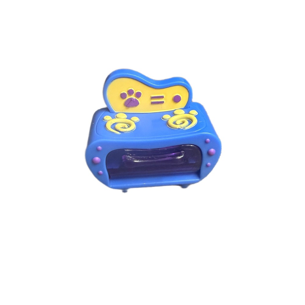 Hasbro‎ Littlest Pet Shop Blue Oven Stove Kitchen Accessory Paw Prints 2009